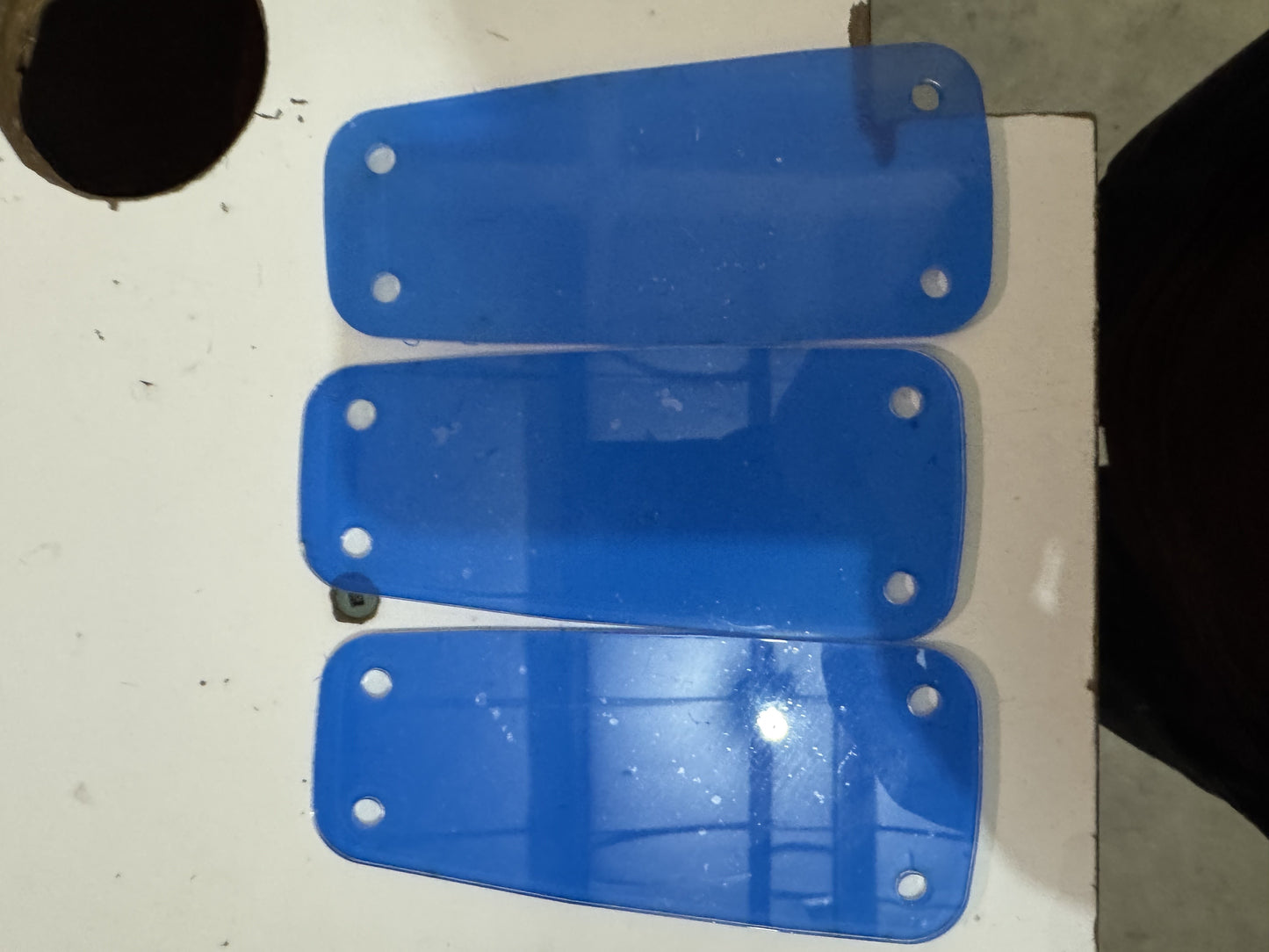 KASON 1245/1248 Series Flange Hinge Base Shim 3 & 4-Hole 1/4" Thick