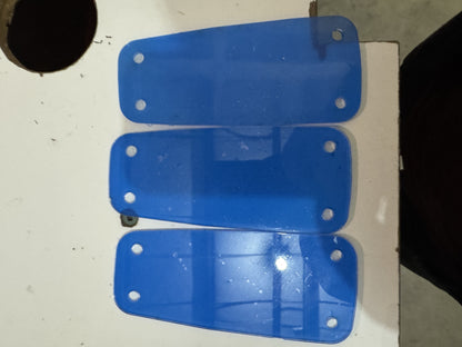 KASON 1245/1248 Series Flange Hinge Base Shim 3 & 4-Hole 1/4" Thick