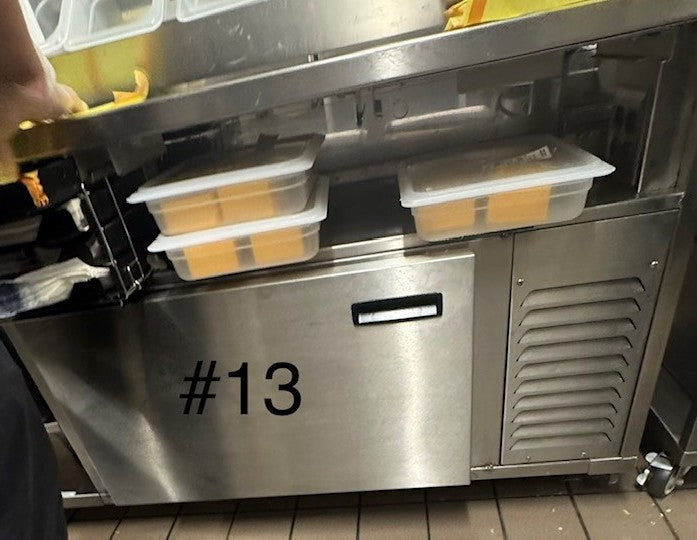 UNIT #13 BURGER PREP DINE IN