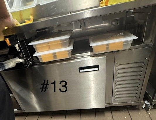 UNIT #13 BURGER PREP DINE IN