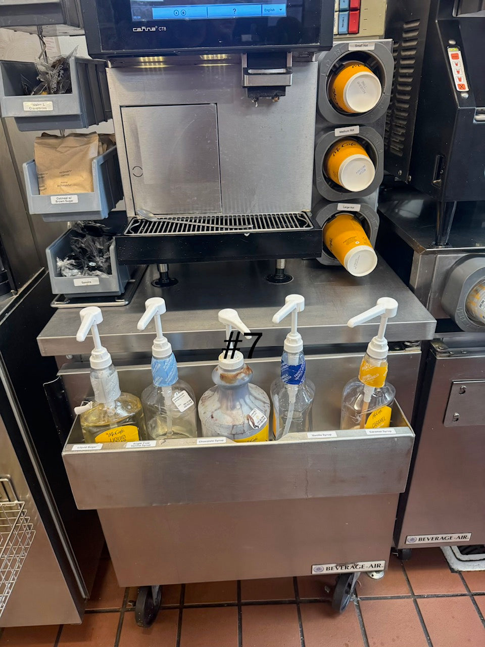UNIT #7 MC CAFÉ/ LIQUID SUGAR